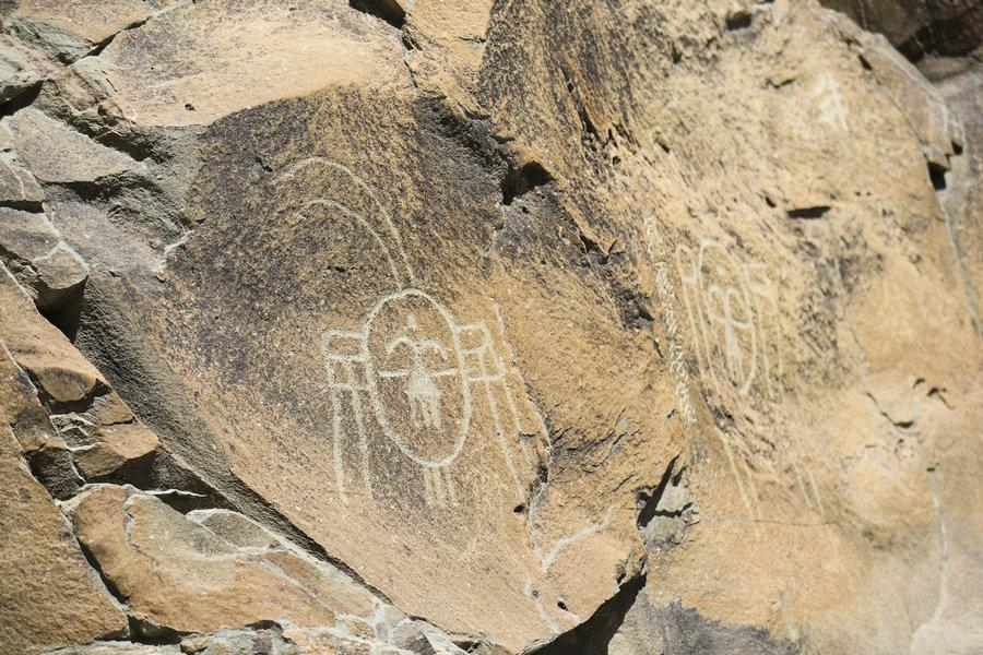 Rock art on the Helan Mountain in Ningxia Hui autonomous region, May 21, 2018. (Photo provided to chinadaily.com.cn)

There is an old, clever saying —if the \