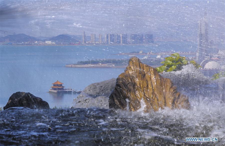 Photo taken on May 31, 2018 shows the scenery in Qingdao, east China\'s Shandong Province. The 18th Shanghai Cooperation Organization (SCO) Summit is scheduled for June 9-10 in Qingdao. (Xinhua/Yin Gang)