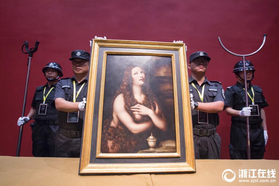 The exhibition of 250 items including works by three of the great master artists of Renaissance Italy - Leonardo, Raphael and Michelangelo will open at the Zhejiang Exhibition Hall in Hangzhou City, East China’s Zhejiang Province on June 8, 2018.
