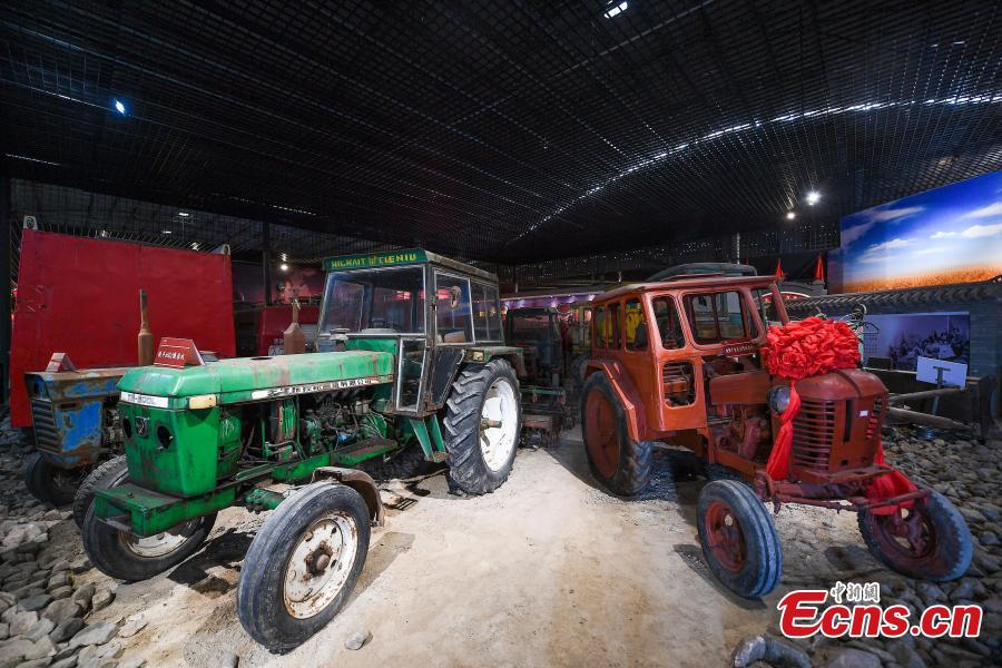 A collection of vintage vehicles is on display at the Old Vehicles Cultural Museum in Taiyuan City, Shanxi Province, June 7, 2018. The museum is home to 350 cars, motorcycles, and tractors from more than ten countries, with 90 percent of them still able to start. (Photo: China News Service/Wu Junjie)