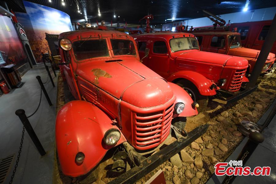 A collection of vintage vehicles is on display at the Old Vehicles Cultural Museum in Taiyuan City, Shanxi Province, June 7, 2018. The museum is home to 350 cars, motorcycles, and tractors from more than ten countries, with 90 percent of them still able to start. (Photo: China News Service/Wu Junjie)