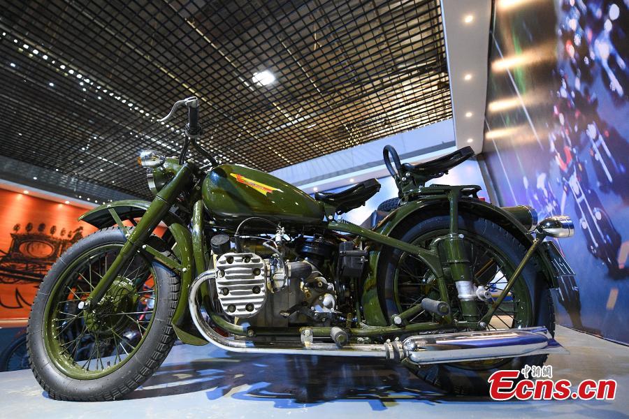 A collection of vintage vehicles is on display at the Old Vehicles Cultural Museum in Taiyuan City, Shanxi Province, June 7, 2018. The museum is home to 350 cars, motorcycles, and tractors from more than ten countries, with 90 percent of them still able to start. (Photo: China News Service/Wu Junjie)