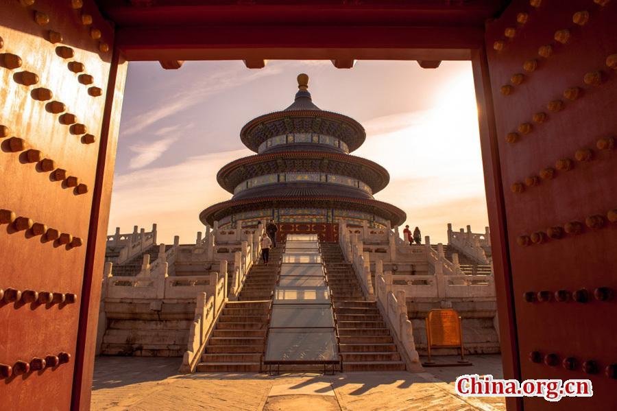 The Temple of Heaven in the southern part of Beijing is China\'s largest existing complex of ancient sacrificial buildings. Occupying an area of 273 hectares, it is three times the area of the Forbidden City. Photo: China.org.cn/Feng Jun)

7. Temple of Heaven: an Imperial Sacrificial Altar in Beijing

Located in the southern part of Beijing, the Temple of Heaven is a magnificent complex of fine cultural buildings set in gardens and surrounded by historic pine woods.

It has been one of the most sacred places for the whole country for more than five centuries. It served as a complex of sacrificial buildings for the Ming and Qing emperors, and is the largest one in Beijing among several royal altars to Heaven, Earth, the Sun, the Moon and other deities or symbolic forces of nature.

It was added to the list in 1998.