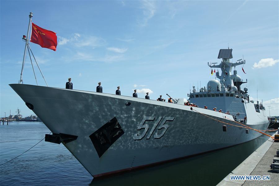 Chinese frigate \