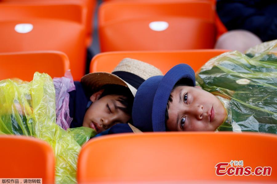 Fans before the World Cup match between France and Peru in Moscow, Russia, June 21, 2018. (Photo/Agencies)