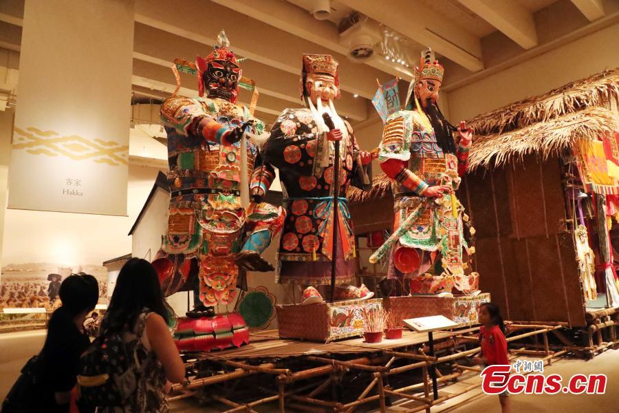 Photo taken on July 2, 2018 shows exhibits at the Hong Kong Museum of History. The permanent home of the museum with a floor area of 17,500 square meters is housed in a building constructed at a cost of HK$390M and funded by the Hong Kong SAR Government. The museum collects and preserves collections related to the history of Hong Kong and South China. Covering 7,000 square meters, the museum’s Hong Kong
Story exhibition vividly outlines the natural environment, folk culture and historical development of Hong Kong. (Photo: China News Service/Hong Shaokui)