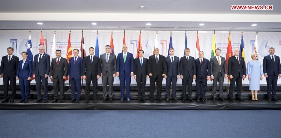 Chinese Premier Li Keqiang attends the seventh leaders\' meeting of China and the Central and Eastern European Countries (CEEC) in Sofia, Bulgaria, July 7, 2018. (Xinhua/Ding Haitao)