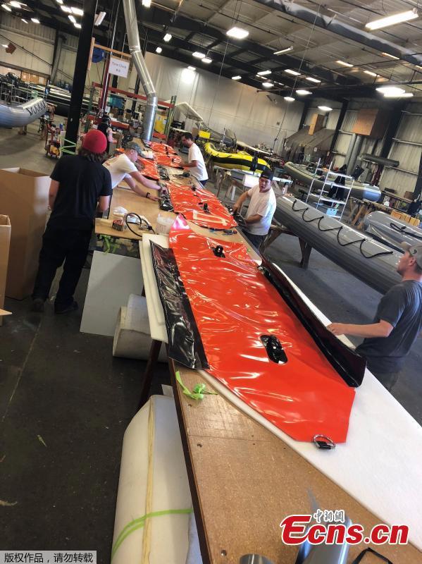 The production of tiny kid-sized submarine. Musk said the construction will be \
