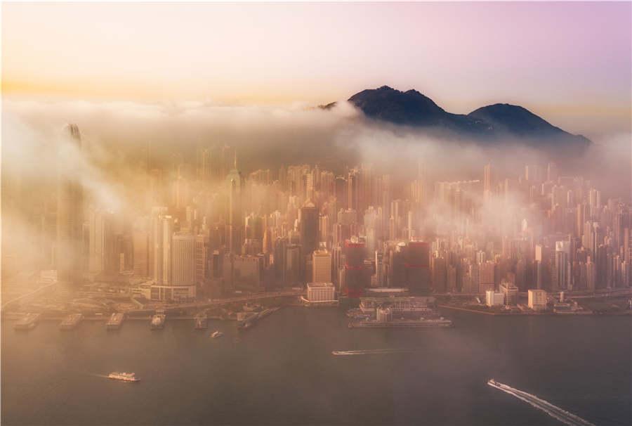 A photo of Hong Kong by photographer Trey Ratcliff. (Photo provided to chinadaily.com.cn)