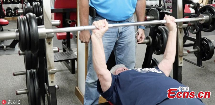 Shirley Webb didn’t start working out until she turned 76. Unable to walk up the stairs to her home in Illinois, she hoped to reverse the effects of aging. Years ago, she joined Club Fitness in Wood River, Illinois, with her granddaughter. Now she holds the national record for deadlifting in her age, a staggering 255lbs at the ripe age of 80. (Photo/IC)