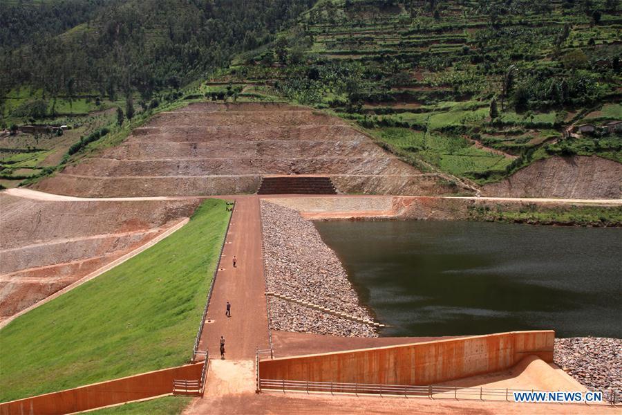 Photo taken on Feb 16, 2018 shows a view of Muyanza Dam built by China Geo-Engineering Corporation in Rulindo District, northern province of Rwanda. In the past five years, China and African nations have deepened political mutual trust, mutual assistance in development and mutual learning in visions, and made concerted efforts in building the Belt and Road and a closer China-Africa community with a shared future. (Photo/Xinhua)
