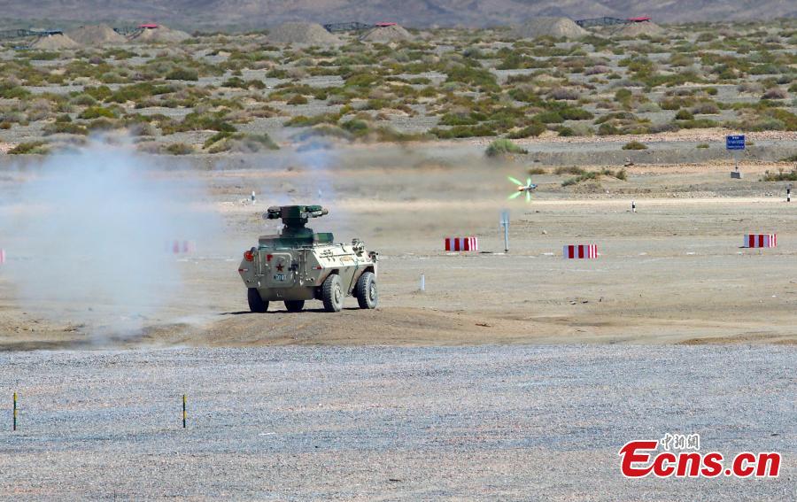 The International Army Games 2018 in northwest China\'s Xinjiang Uygur Autonomous Region, July 29, 2018. Three of the four contests, \