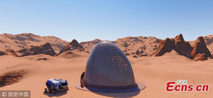 Team Kahn-Yates of Jackson, Mississippi, is the third-place winner in NASA’s 3D-Printed Habitat Challenge, Phase 3: Level 1 competition. (Photo/VCG)