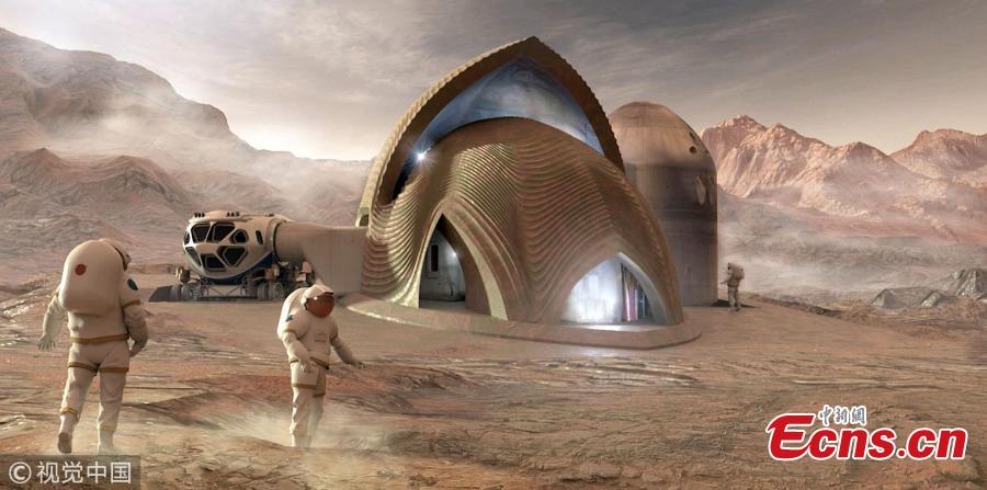 Team SEArch+/Apis Cor of New York is the fourth-place winner in NASA’s 3D-Printed Habitat Challenge, Phase 3: Level 1 competition. (Photo/VCG)