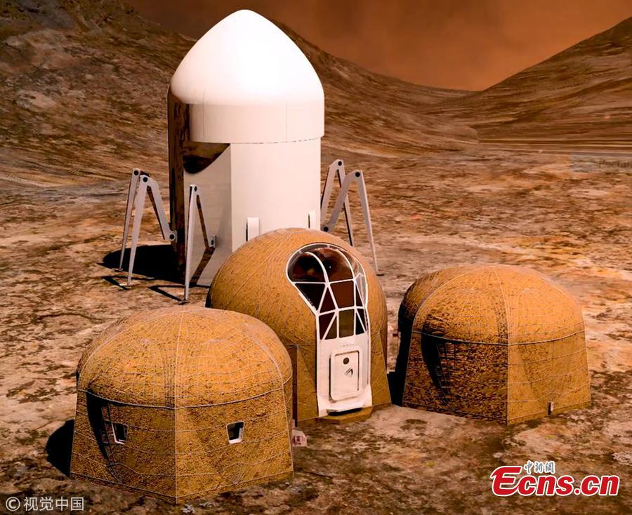 Team Zopherus of Rogers, Arkansas, is the first-place winner in NASA’s 3D-Printed Habitat Challenge, Phase 3: Level 1 competition. (Photo/VCG)