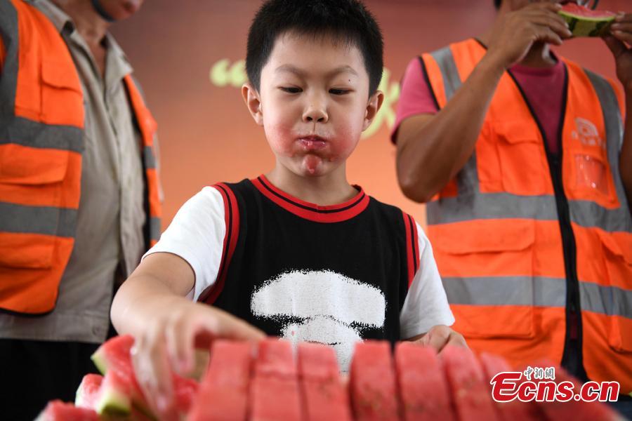 Children celebrate \