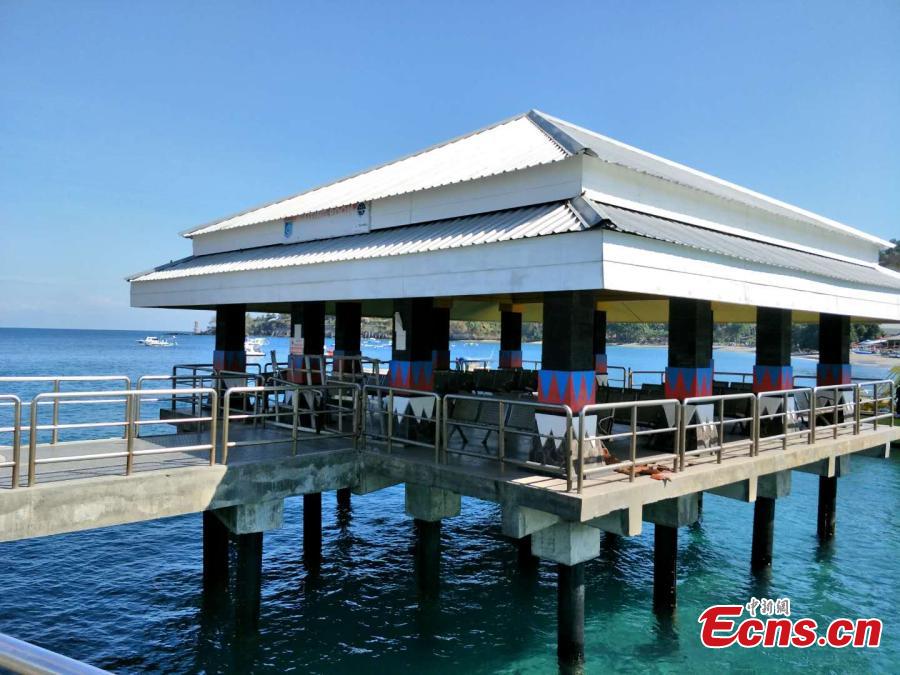 Photo taken on Aug. 7 shows an empty pier to Gili Island, Indonesia after a 7.0-magnitude earthquake hit the Lombok Island on Aug. 5, 2018. At least  98 people were killed and more than 230 others injured by the strong earthquake.(Photo: China News Service/Lin Yongchuan)