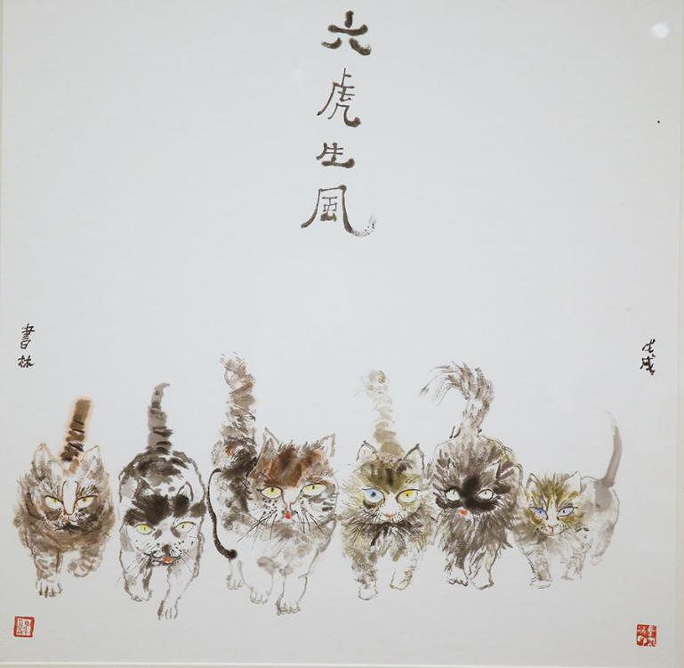 Ma Shulin\'s solo exhibition is ongoing at the National Art Museum of China in Beijing. (Photo/China Daily)

Being a senior administrator at of one\'s China\'s top museums for years didn\'t prevent Ma Shulin from devoting much time to his other passion, painting.

The retired deputy director of the National Art Museum of China in Beijing has been exploring ink and color works using the traditional Chinese medium of xuan paper since the early 1980s, and his paintings have received awards at various national exhibitions on many occasions.

An exhibition currently running at the National Museum of China through Aug 12 provides an overview of Ma\'s creative career by showing around 160 of his paintings as a celebration of his achievements in the two main styles of classic Chinese painting: gongbi (meticulous brush strokes) and xieyi (sketching thoughts).

Ma paints a wide range of subjects, from the more traditional flowers, birds and landscapes, to his better-known portraits of real-life figures and mythical characters.

His figure paintings shows his experiments in reinterpreting some of the mythical household names in China, such as Guan Yu as an upright, royal general living in the late second century to the early third century, to Sun Wukong, the Monkey King, from Journey to the West.