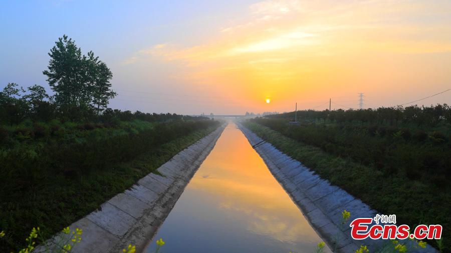 File photo of Baiqi Canal. (Photo provided to China News Service)