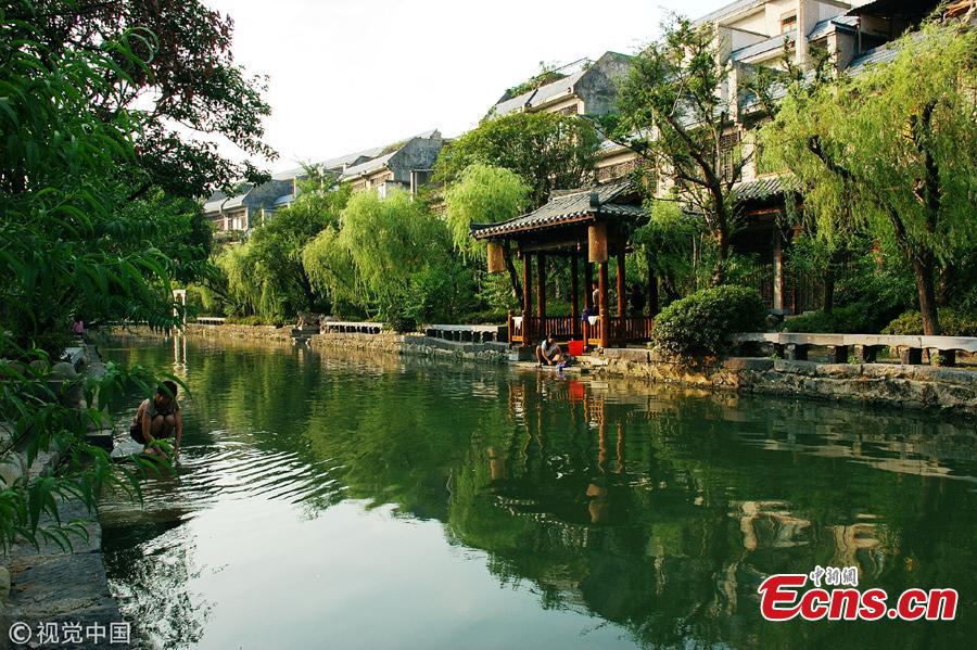 File photo of Lingqu Canal, one of the oldest and well-preserved ancient water conservation projects in the world. (Photo/VCG)