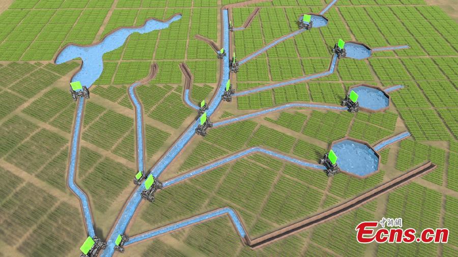 File photo of Baiqi Canal. (Photo provided to China News Service)
