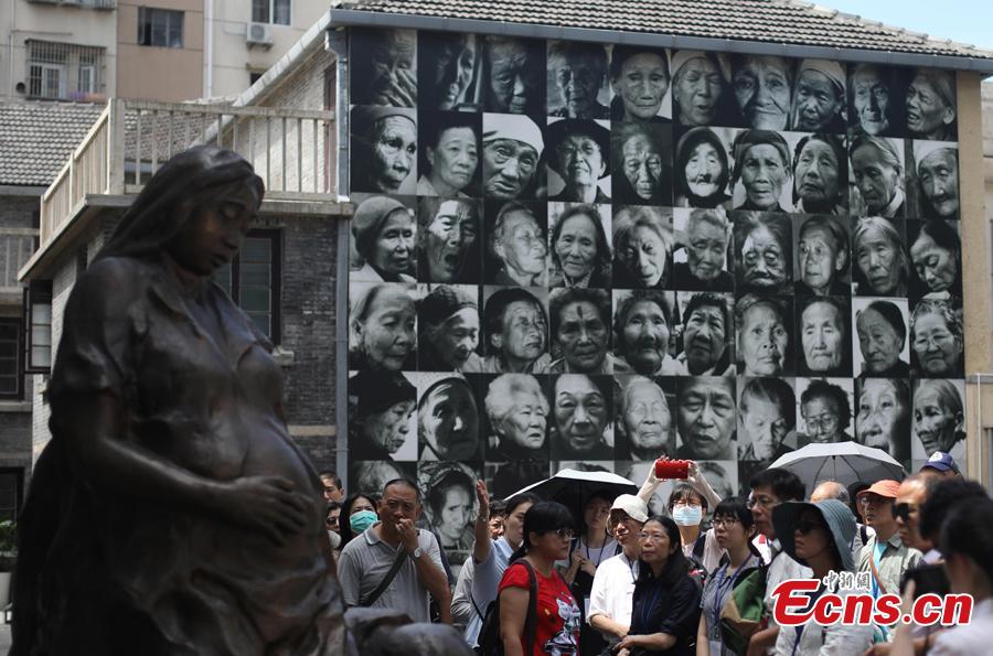 People visit a museum founded on the former site of a \