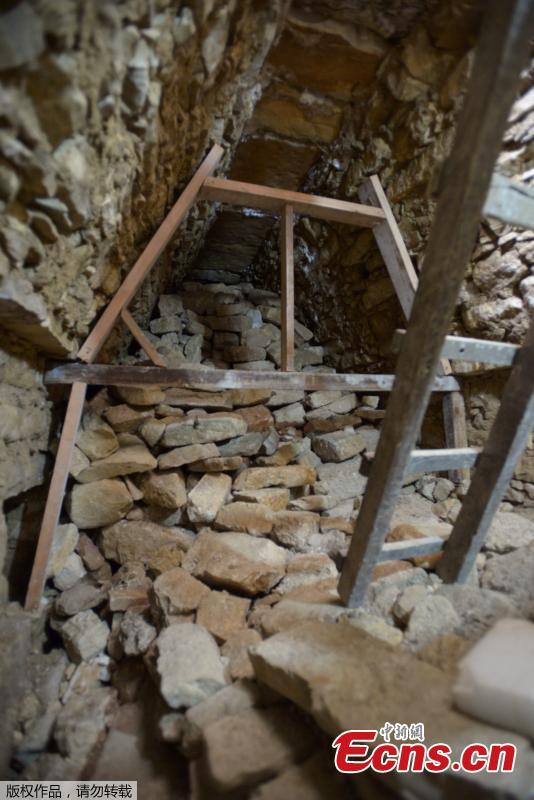 Ritual objects such as ceramic figures, carved bones and flint were also discovered in the archaeology site in Palenque, Chiapas, Mexico. (Photo/Agencies)