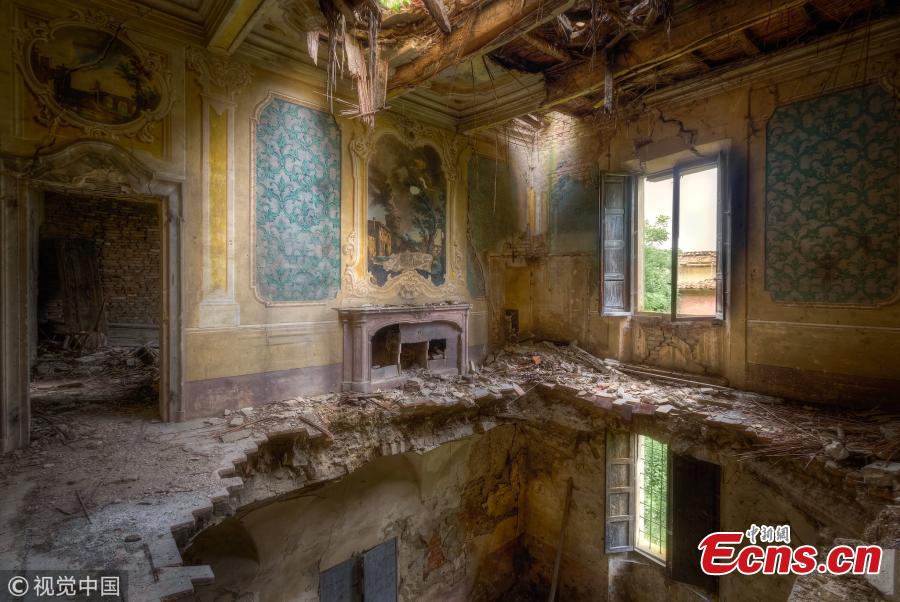 This grand Italian house would require careful renovation(Photo/VCG)