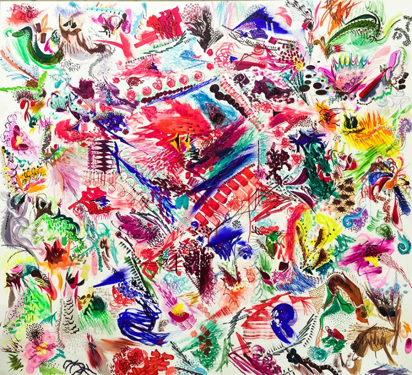 Painting by Feng Zhijia (Photo provided to China Daily)