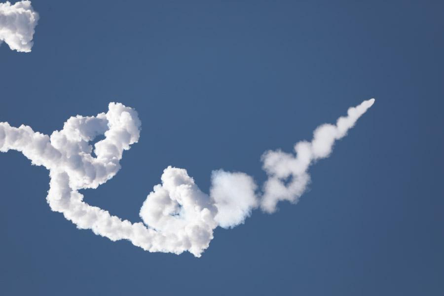 Beijing tech company i-Space has used its own carrier rocket to launch three satellites into space from the Gobi Desert on Sept. 5, 2018. (Photo/chinadaily.com.cn)