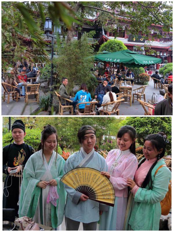The delightful teahouse at Wenshu Yuan 2017 (Photo by Bruce Connolly/chinadaily.com.cn)