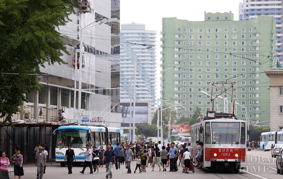 Photos show the urban landscape of Pyongyang. (Photo: Cui Meng/GT)