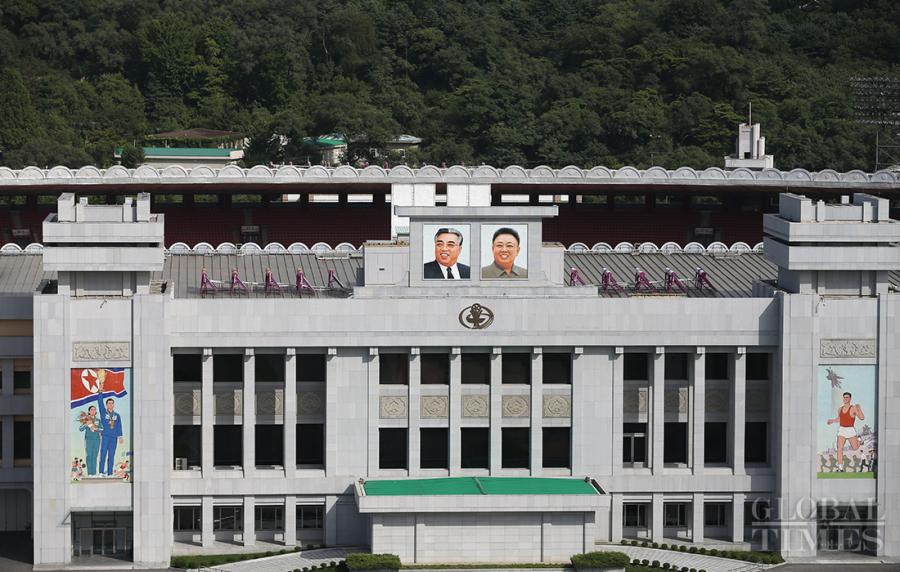 Photos show the urban landscape of Pyongyang. (Photo: Cui Meng/GT)