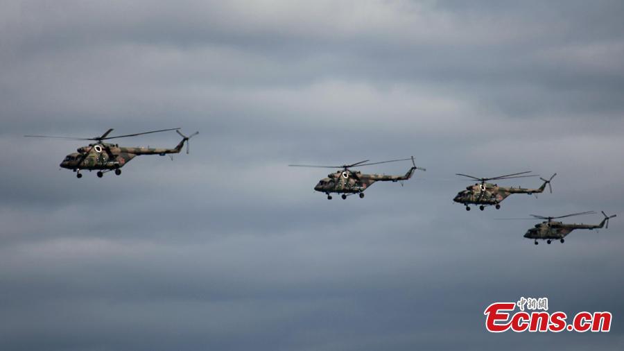 Photo taken on Sept. 13, 2018 shows the Vostok-2018 (East-2018) military exercise at the Tsugol training range in the Trans-Baikal region in Russia. The drills are aimed at consolidating and developing the China-Russia comprehensive strategic partnership of coordination, deepening pragmatic and friendly cooperation between the two armies, and further strengthening their ability to jointly deal with varied security threats, the Chinese Ministry of National Defense announced. (Photo: China News Service/Li Chun)