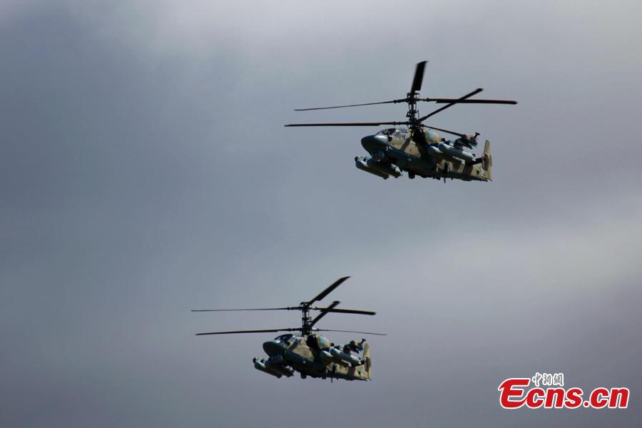 Photo taken on Sept. 13, 2018 shows the Vostok-2018 (East-2018) military exercise at the Tsugol training range in the Trans-Baikal region in Russia. The drills are aimed at consolidating and developing the China-Russia comprehensive strategic partnership of coordination, deepening pragmatic and friendly cooperation between the two armies, and further strengthening their ability to jointly deal with varied security threats, the Chinese Ministry of National Defense announced. (Photo: China News Service/Li Chun)
