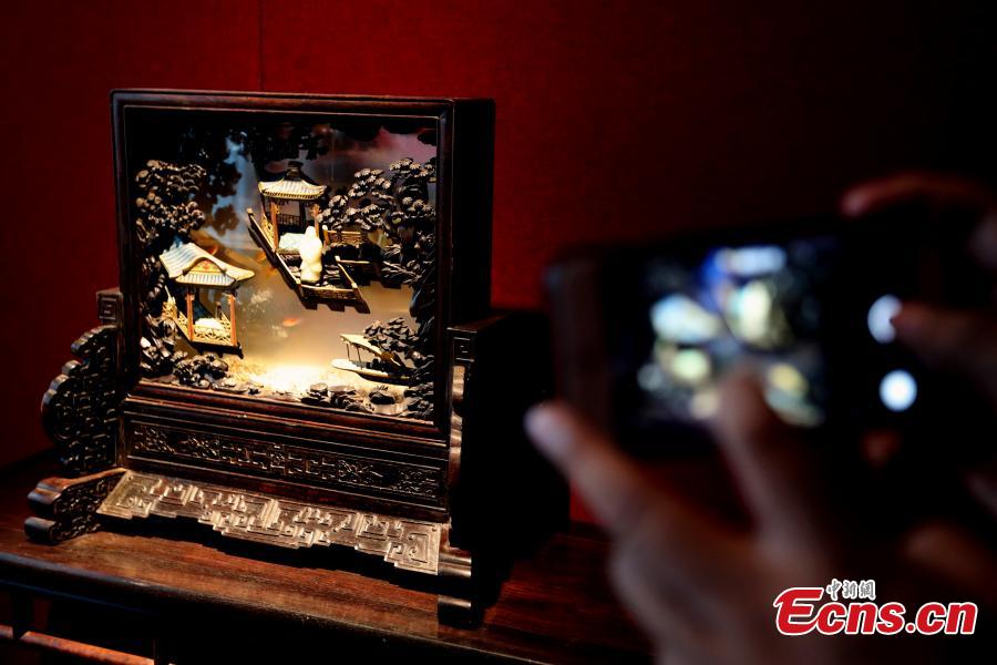 The Palace Museum in Beijing puts more than 300 pieces of furniture from the Qing Dynasty (1644-1911) on display, Sept. 19, 2018. With more areas to be opened in the future, the furniture-themed exhibition at Nandaku, or \