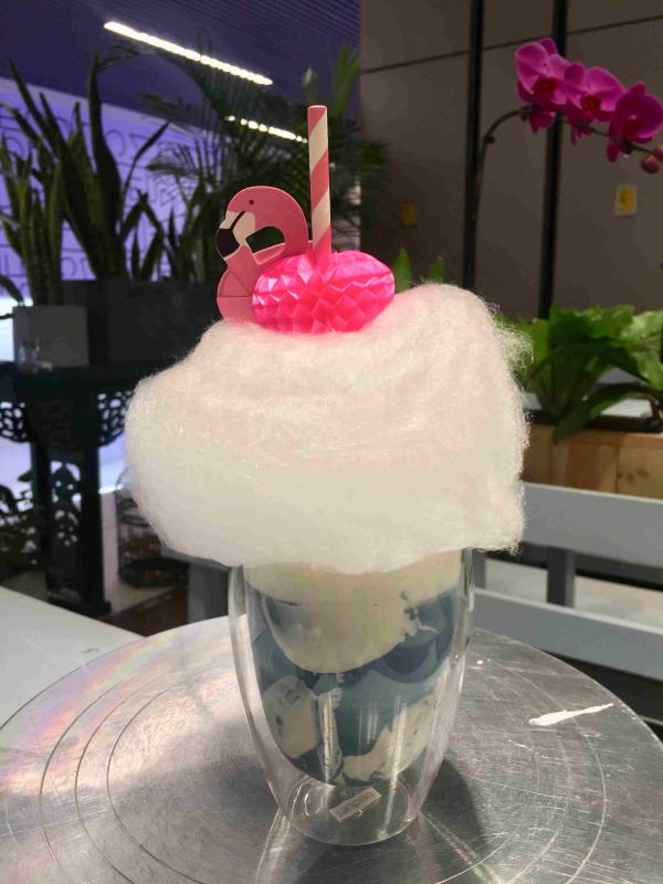 Another eye-catching and creative product at Ming Kitchen  (Photo/CGTN)

However, some consumers are no longer satisfied simply by the bizarre appearance of the food itself, they want more of an experience. Therefore, some popular stores are marketing their products as \