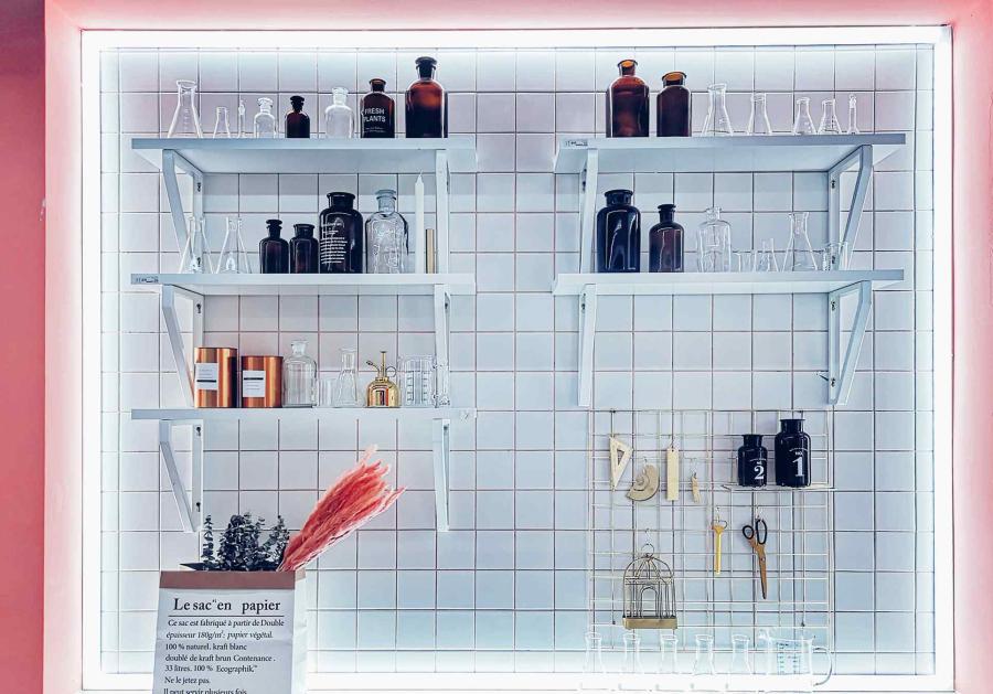 The interior decoration in Blank Lab (Photo/CGTN)
However, Wu expressed his concern for sensational stores like this. \