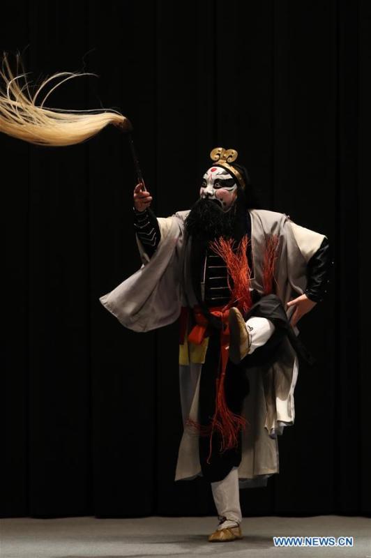 A trouper from China\'s Shanghai Kunqu Opera Troupe performs Kunqu Opera \