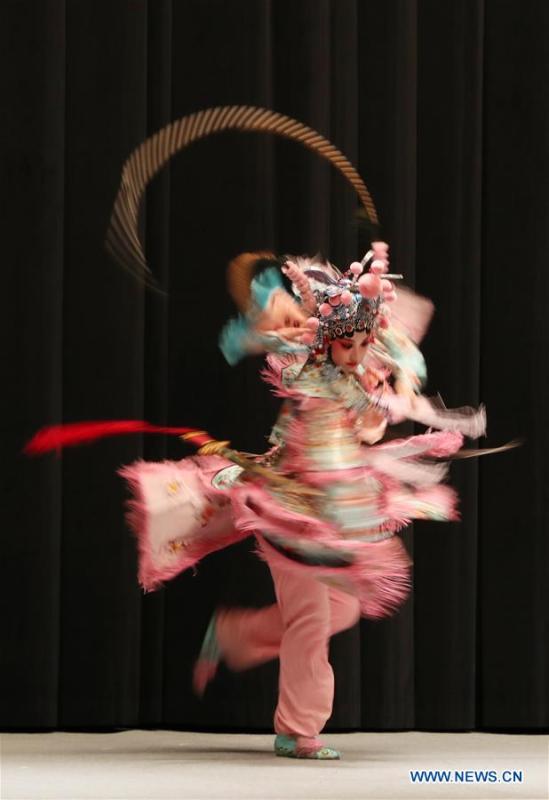 A trouper from China\'s Shanghai Kunqu Opera Troupe performs Kunqu Opera \