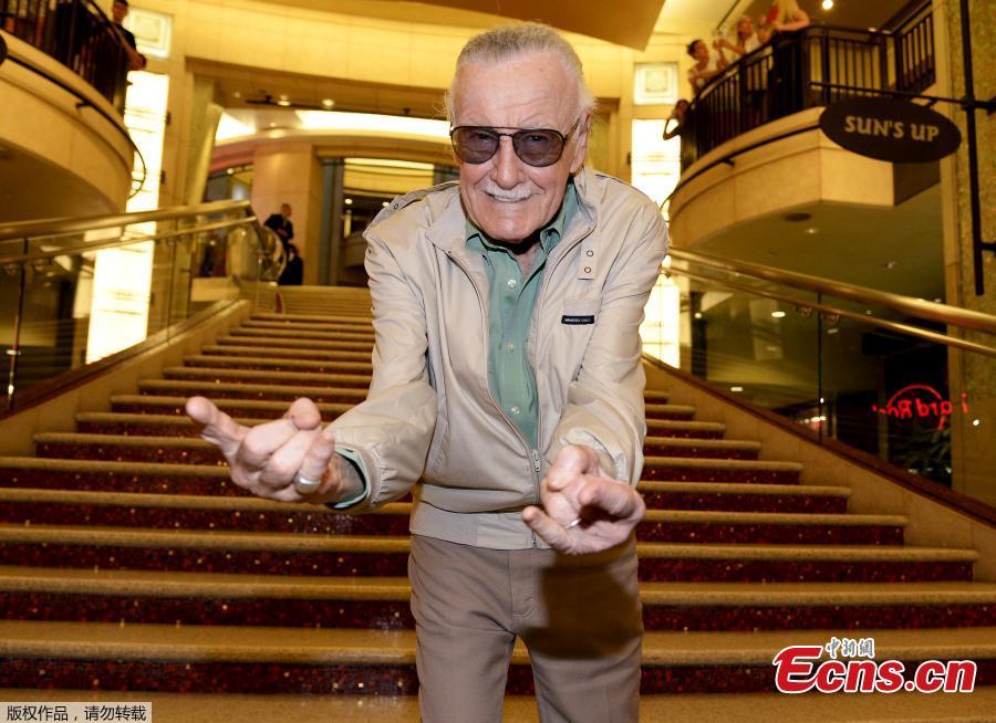 File photo: Stan Lee, 92-year-old comic book legend, poses during premiere of Marvel\'s \