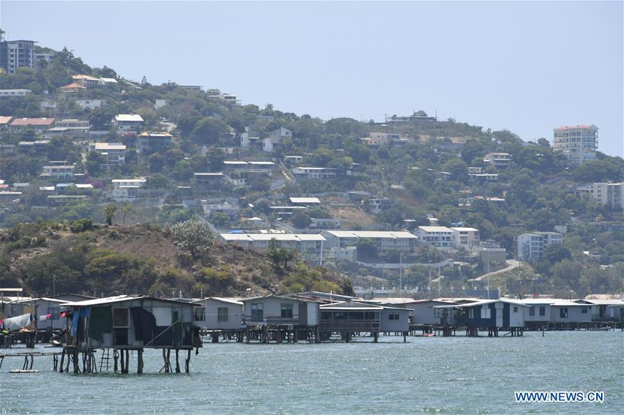 Photo taken on Nov. 10, 2018 shows a view in Port Moresby, Papua New Guinea. Leaders from the Asia-Pacific economies are gathering in Port Moresby, the capital of Papua New Guinea for the Asia-Pacific Economic Cooperation (APEC) Leaders\' Week on Nov. 12-18. (Xinhua/Lui Siu Wai)