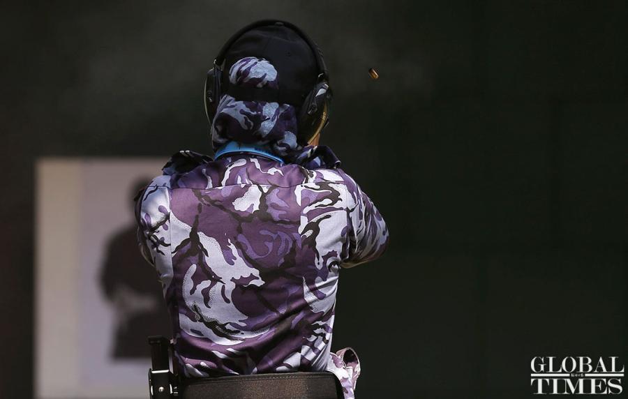 The 2nd USIP World Police Service Pistol Shooting Competition will kick off in Foshan, Guangdong Province, on Nov. 14. 69 delegations from 68 countries and regions have joined in the competition. (Photos: Cui Meng/GT)