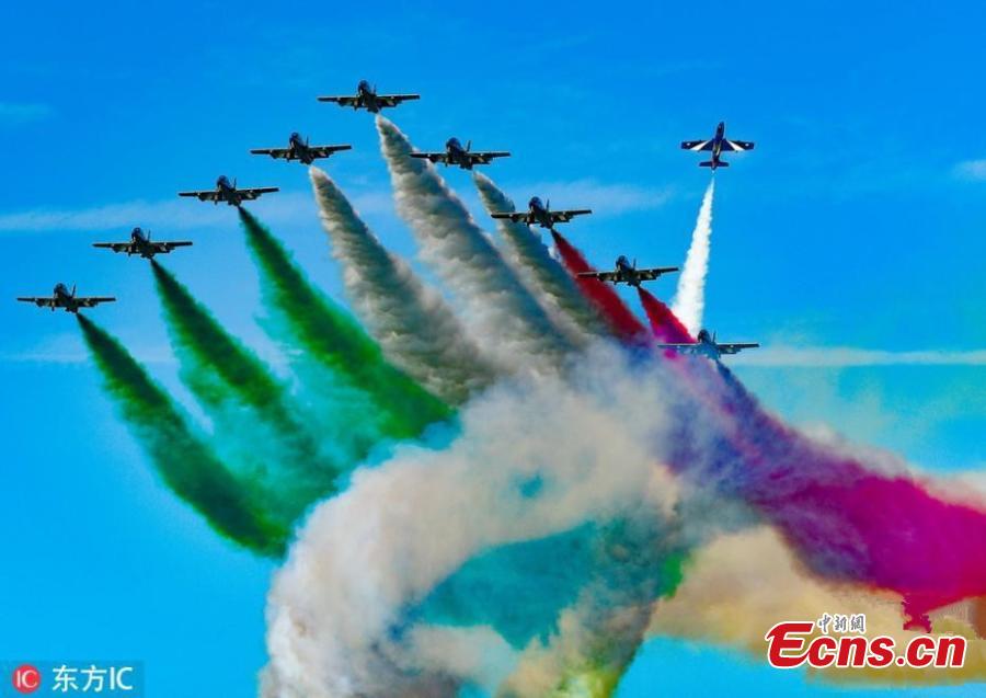 Italian Air Force aerobatic team \