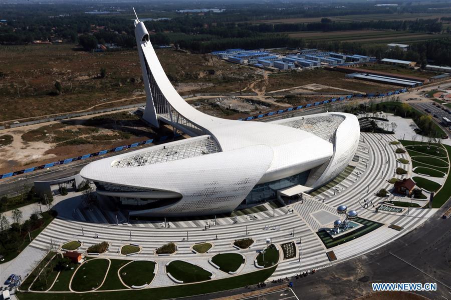Photo taken on Sept. 27, 2015 shows the exhibition hall of the \