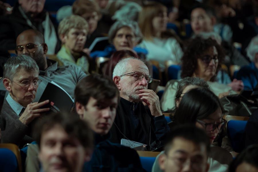 A French audience watches a performance during the 8th Traditional Chinese Opera Festival in Paris on Nov. 26, 2018. (Photo/Chinaculture.org)