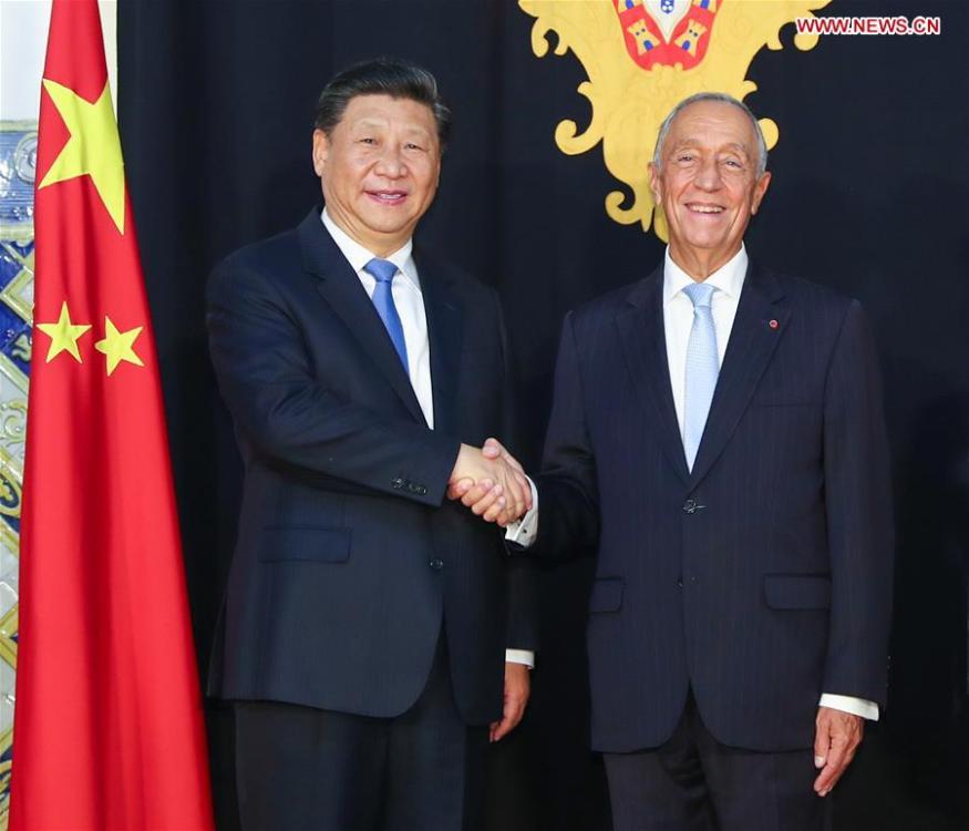 Chinese President Xi Jinping (L) shakes hands with Portuguese President Marcelo Rebelo de Sousa in Lisbon, Portugal, Dec. 4, 2018. President Xi Jinping held talks with President Marcelo Rebelo de Sousa on Tuesday. (Xinhua/Xie Huanchi)

President Xi Jinping will pay a state visit to Portugal from Dec. 4 to 5. This is the first such trip to the country by a Chinese president in eight years.

Xi will hold talks with his Portuguese counterpart, Marcelo Rebelo de Sousa, meet with President of the Parliament Eduardo Ferro Rodrigues and Prime Minister Antonio Costa.

Let\'s take a look at some of the highlights of diplomatic relations, pragmatic cooperation and people-to-people exchanges between the two countries.

Political ties

February 8, 1979

China and Portugal established diplomatic relations.

April 1987

The two countries reached an agreement on resolving the issue of Macao after equal consultations, and issued a joint declaration on the return of Macao to Chinese sovereignty.

Dec. 1999

The two countries realized the smooth handover of Macao from Portugal to China via negotiation.

2005

China and Portugal established a comprehensive strategic partnership.

May 2014

Then-Portuguese president Anibal Cavaco Silva visited China from May 12 to 18, 2014.