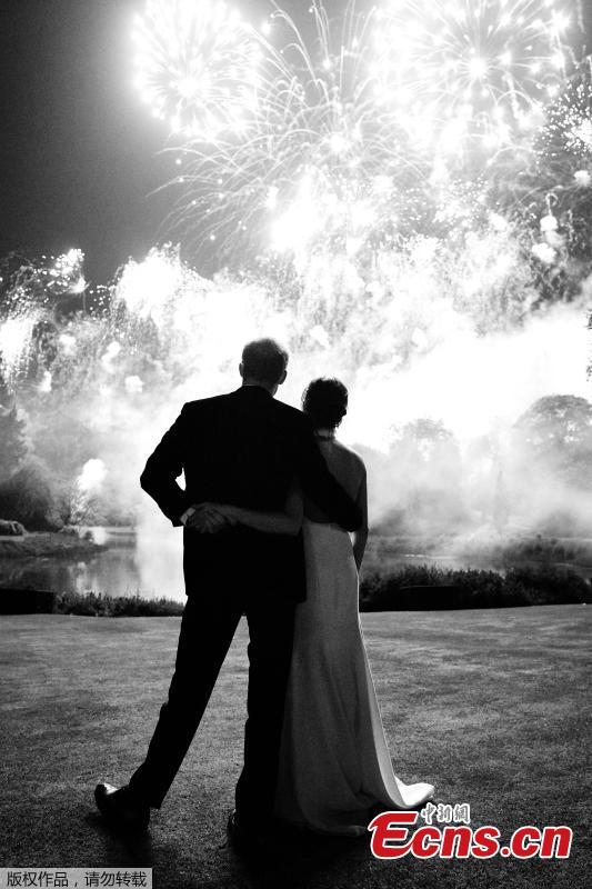 The Duke and Duchess of Sussex have shared a new photograph from their Wedding Reception at Frogmore House on May 19. The photograph, which was taken by photographer Chris Allerton, features on Their Royal Highnesses’ Christmas card this year. (Photo/Agencies)
