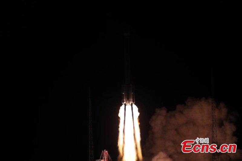 Long March-3C carrier rocket blasts off from the launch pad at the Xichang Satellite Launch Center in Xichang, southwest China\'s Sichuan Province, Dec. 25, 2018. China successfully launched the No. 3 telecommunication technology test satellite on Tuesday. (Photo: China News Service/Wang Yulei)
