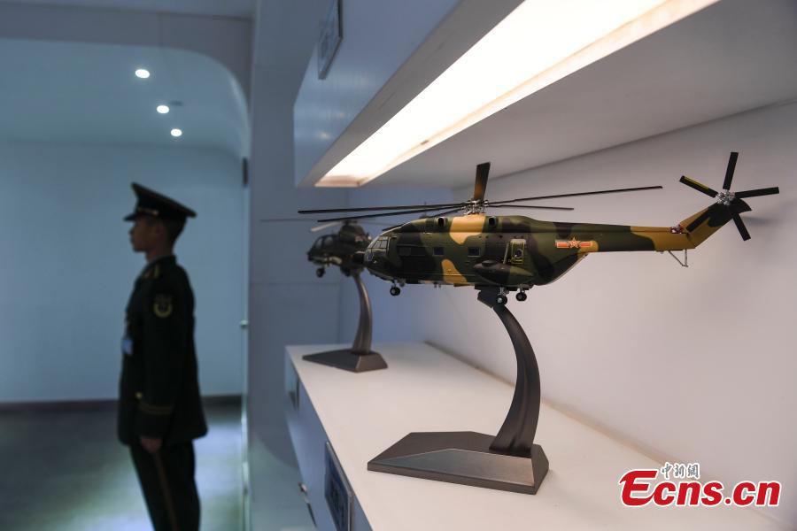 Aircraft models at the Hunan Aviation Museum at the Changsha Aeronautical Vocational and Technical College in Changsha City, Central China\'s Hunan Province. The museum showcases aviation equipment, aviation technology and culture. It is also the national defense education base of Hunan. (Photo: China News Service/Yang Huafeng)